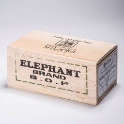 Ceylon BOP ELEPHANT 250g, fa-ládában - fekete tea képe