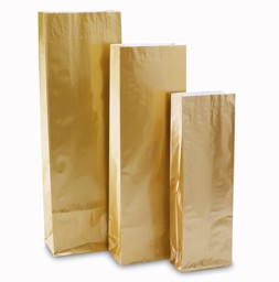Mutasd a Arany színű teás tasak, 50g,100g,250g,500g részleteit! Kép a Arany színű teás tasak, 50g,100g,250g,500g