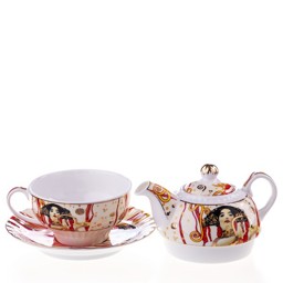 Tea for One teás szett, Klimt képe