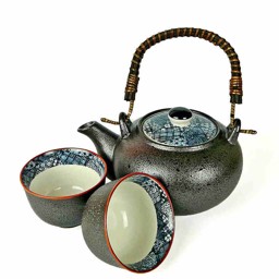 GOJOU japán porcelán teáskanna (0,6l) 5 csészével képe