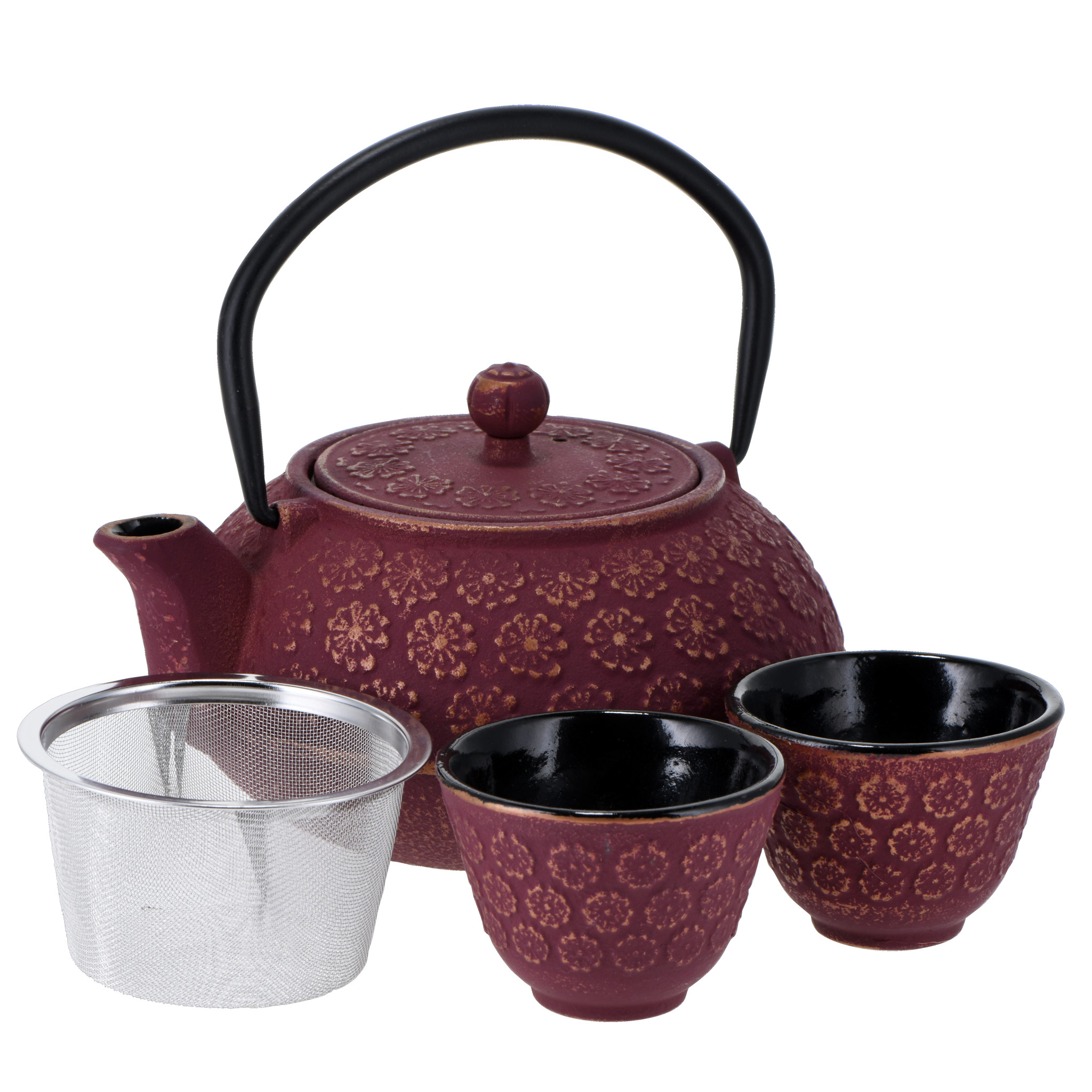 Kép a SHANGHAI öntöttvas teáskanna (0,6l) 2 csészével